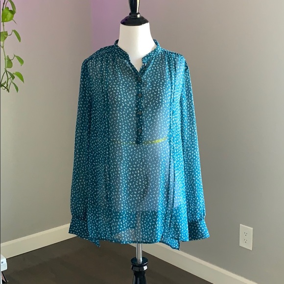 Halogen Floral Flowy top - Picture 1 of 8